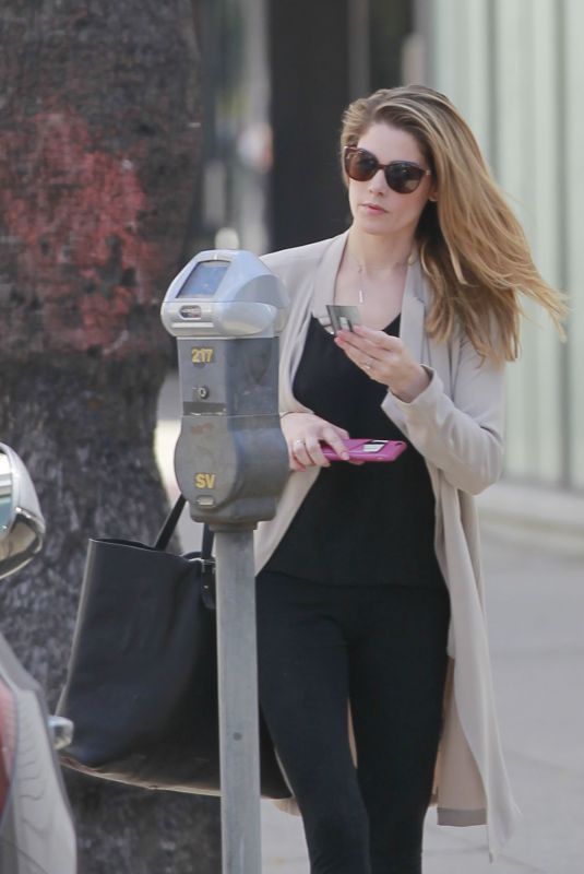 ASHLEY GREENE Out and About in Beverly Hills 02/22/2018