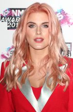 ASHLEY JAMES at VO5 NME Awards 2018 in London 02/14/2018