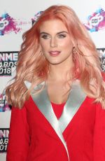 ASHLEY JAMES at VO5 NME Awards 2018 in London 02/14/2018