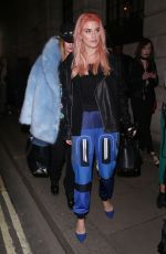 ASHLEY JAMES at Wonderland Magazine x MTV Party at London Fashion Week 02/16/2018