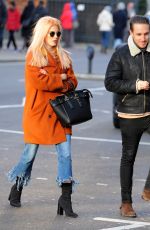 ASHLEY JAMES Out and About in London 02/24/2017