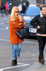 ASHLEY JAMES Out and About in London 02/24/2017