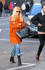 ASHLEY JAMES Out and About in London 02/24/2017