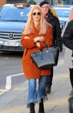 ASHLEY JAMES Out and About in London 02/24/2017