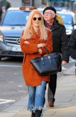 ASHLEY JAMES Out and About in London 02/24/2017
