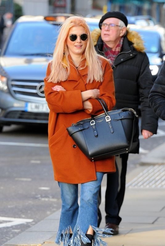 ASHLEY JAMES Out and About in London 02/24/2017