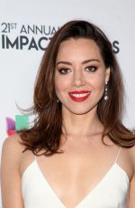 AUBREY PLAZA at Impact Awards 2018 in Los Angeles 02/23/2018