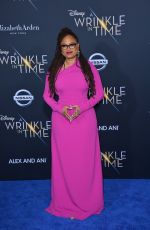 AVA DUVERNAY at A Wrinkle in Time Premiere in Los Angeles 02/26/2018