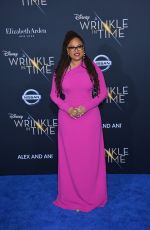 AVA DUVERNAY at A Wrinkle in Time Premiere in Los Angeles 02/26/2018