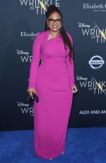 AVA DUVERNAY at A Wrinkle in Time Premiere in Los Angeles 02/26/2018