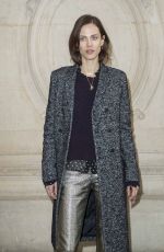 AYMELINE VALADE at Christian Dior Show at Paris Fashion Week 02/27/2018