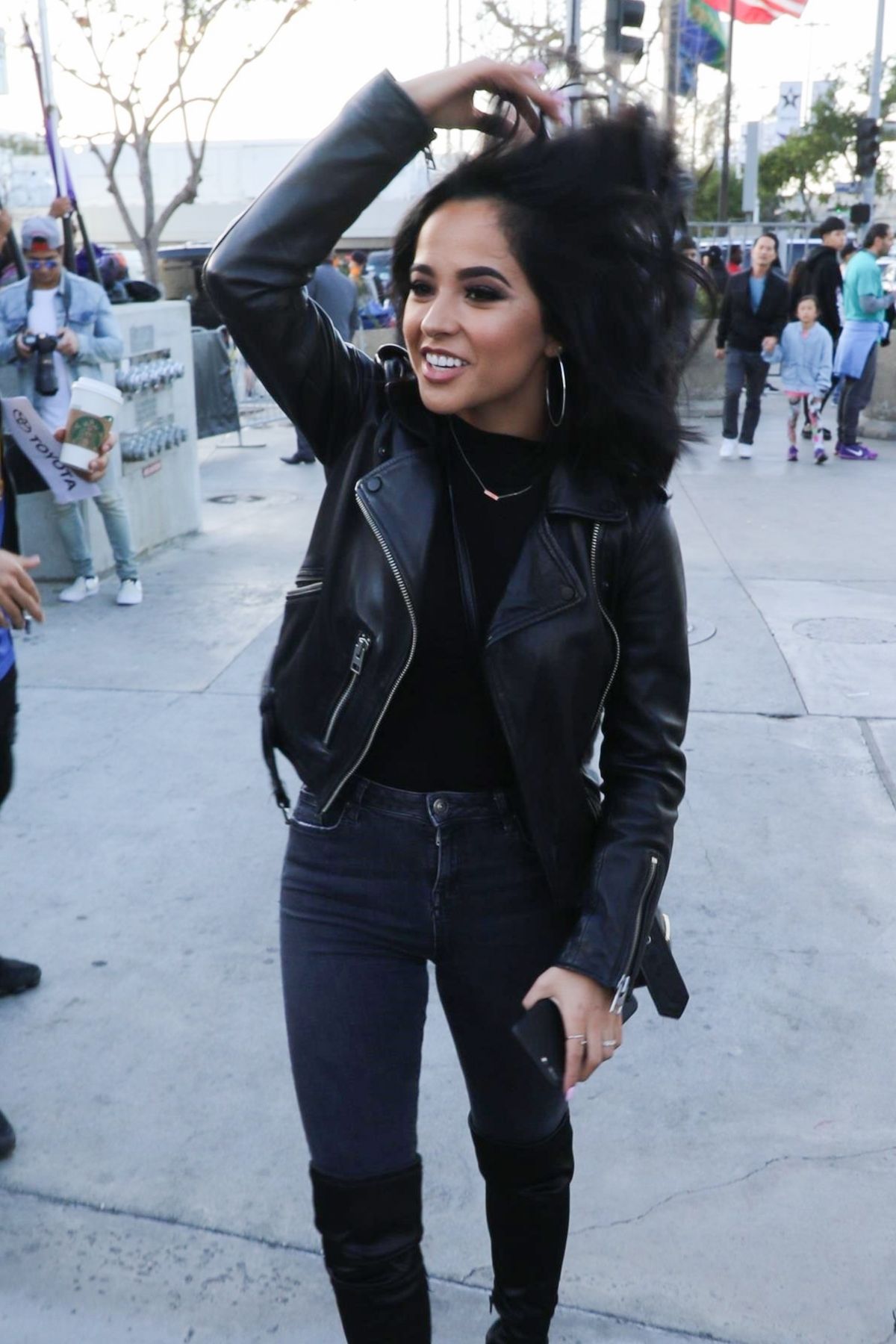 BECKY G Arrives at NBA All-star Game in Los Angeles 02/18/2018 – HawtCelebs