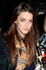 BEE SHAFFER and ANNA WINTOUE at Burberry Show at London Fashion Week 02/17/2018