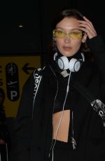 BELLA HADID Arrives at Heathrow Airport in London 02/19/2018