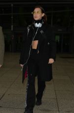 BELLA HADID Arrives at Heathrow Airport in London 02/19/2018