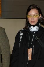 BELLA HADID Arrives at Heathrow Airport in London 02/19/2018