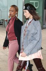 BELLA HADID Arrives at Michael Kors Fashion Show in New York 02/14/2018