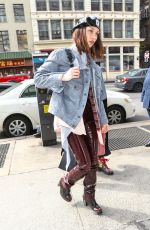 BELLA HADID Arrives at Michael Kors Fashion Show in New York 02/14/2018