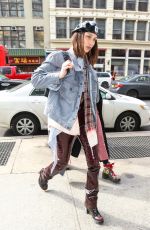 BELLA HADID Arrives at Michael Kors Fashion Show in New York 02/14/2018