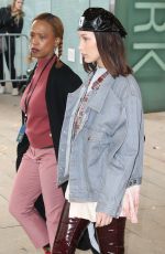 BELLA HADID Arrives at Michael Kors Fashion Show in New York 02/14/2018