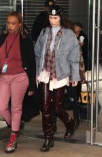 BELLA HADID Arrives at Michael Kors Fashion Show in New York 02/14/2018