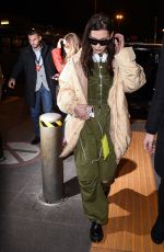 BELLA HADID at Airport in Milan 02/25/2018