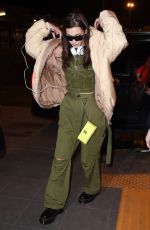 BELLA HADID at Airport in Milan 02/25/2018