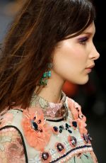 BELLA HADID at Anna Sui Runway Show at New York Fashion Week 02/12/2018