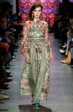 BELLA HADID at Anna Sui Runway Show at New York Fashion Week 02/12/2018