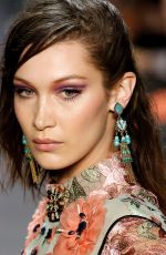 BELLA HADID at Anna Sui Runway Show at New York Fashion Week 02/12/2018