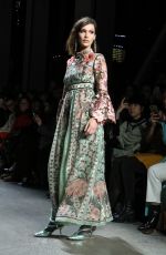 BELLA HADID at Anna Sui Runway Show at New York Fashion Week 02/12/2018