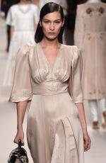 BELLA HADID at Fendi Fall/Winter Runway Show at Milan Fashion Week 02/22/2018