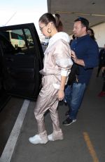 BELLA HADID at LAX Airport in Los Angeles 02/16/2018