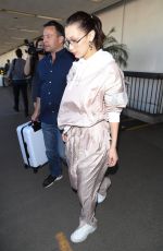BELLA HADID at LAX Airport in Los Angeles 02/16/2018