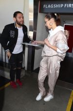BELLA HADID at LAX Airport in Los Angeles 02/16/2018