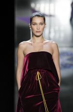 BELLA HADID at Prabal Gurung Catwalk Show at New York Fashion Week 02/11/2018