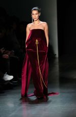 BELLA HADID at Prabal Gurung Catwalk Show at New York Fashion Week 02/11/2018