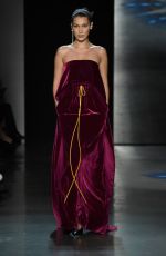 BELLA HADID at Prabal Gurung Catwalk Show at New York Fashion Week 02/11/2018