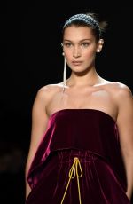 BELLA HADID at Prabal Gurung Catwalk Show at New York Fashion Week 02/11/2018