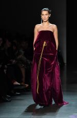 BELLA HADID at Prabal Gurung Catwalk Show at New York Fashion Week 02/11/2018