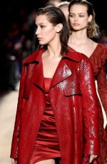 BELLA HADID at Roberto Cavalli Runway Show at Milan Fashion Week 02/23/2018