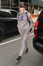 BELLA HADID Heading to a Gym in New York 02/06/2018