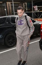 BELLA HADID Heading to a Gym in New York 02/06/2018