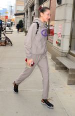 BELLA HADID Heading to a Gym in New York 02/06/2018