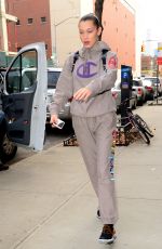 BELLA HADID Heading to a Gym in New York 02/06/2018