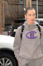 BELLA HADID Heading to a Gym in New York 02/06/2018