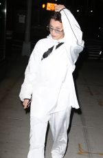 BELLA HADID in White Tracksuit Out in New York 02/06/2018