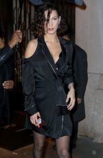 BELLA HADID Leaves Alexander Wang Fashion Show at NYFW in New York 02/10/2018