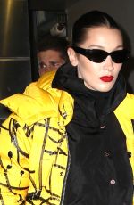 BELLA HADID Leaves Brandon Maxwell Fashion Show at NYFW in New York 02/11/2018