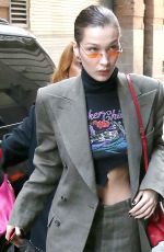 BELLA HADID Leaves Gigi